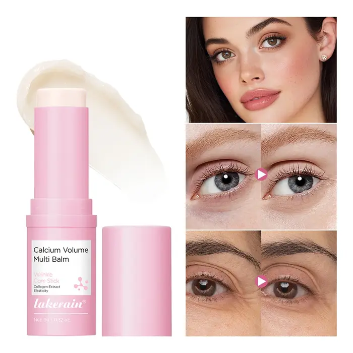 Baume pour les yeux au collagène de Calcium, vitamine D, raffermit les soins de la peau, Anti-âge, A