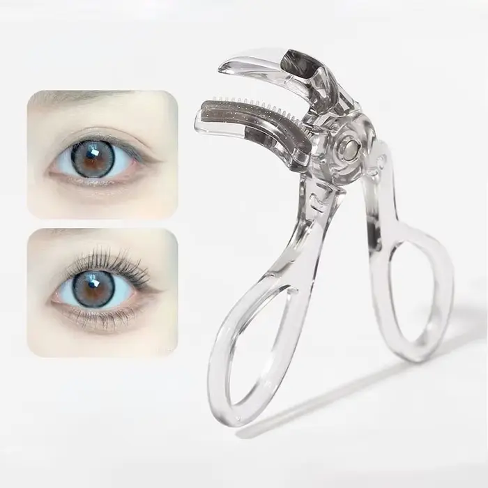 Recourbe-cils double type avec peigne – Options de clips larges et partiels