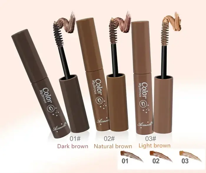 Mascara à sourcils imperméable longue durée