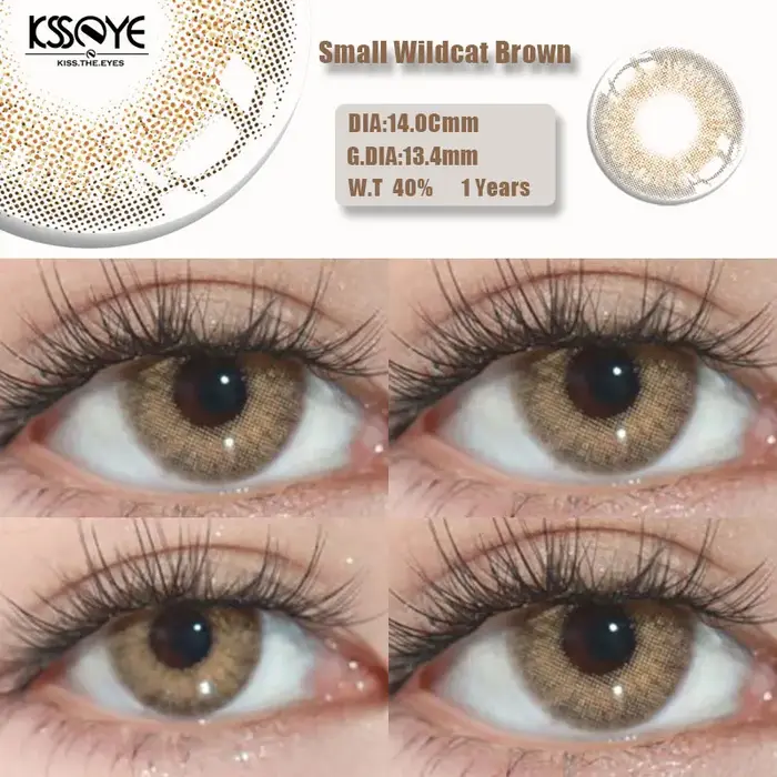 KSSEYE 1 paire de lentilles de Contact de couleur naturelle pour les yeux avec dioptrie de myopie maquillage