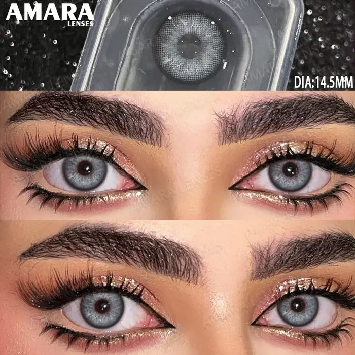 Lentilles de contact AMARA Norvège bleues