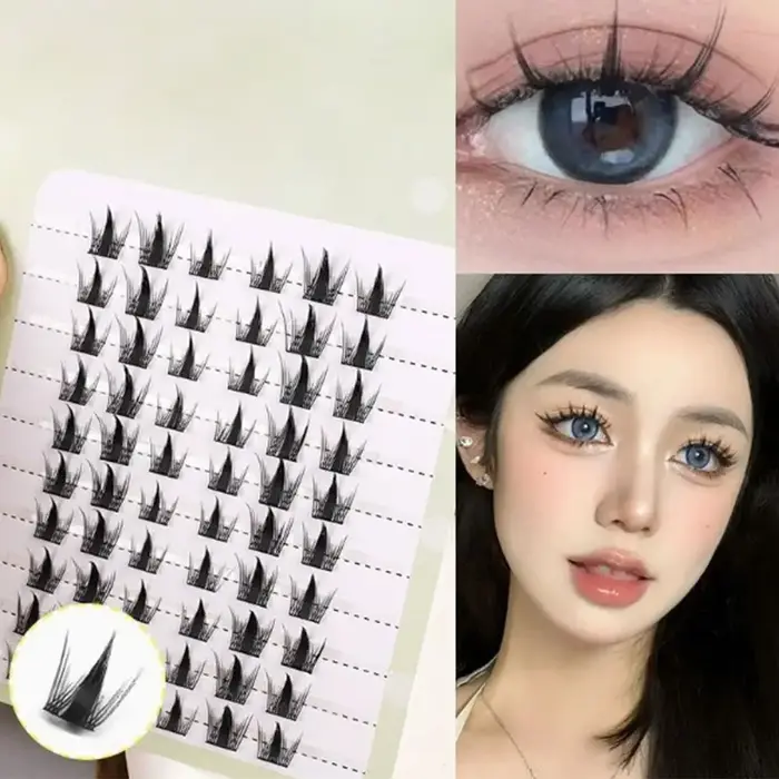 Faux cils naturels noirs