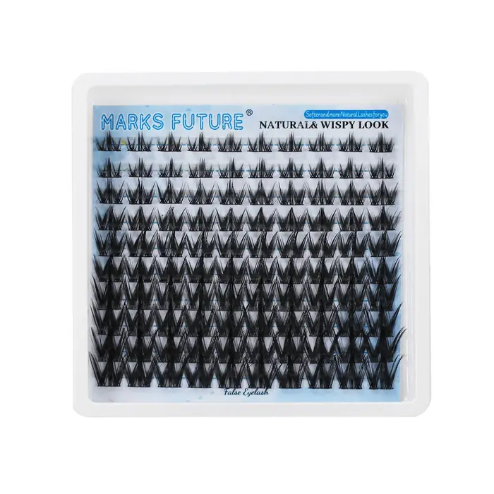 Cils artificiels incurvés en C de 8 à 16 mm