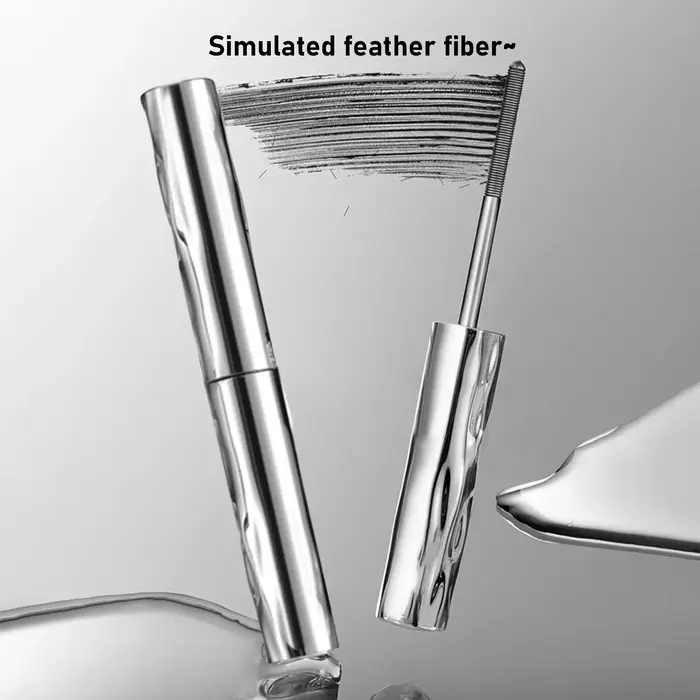 Mascara Tube métallique imperméable en Fiber de soie noire