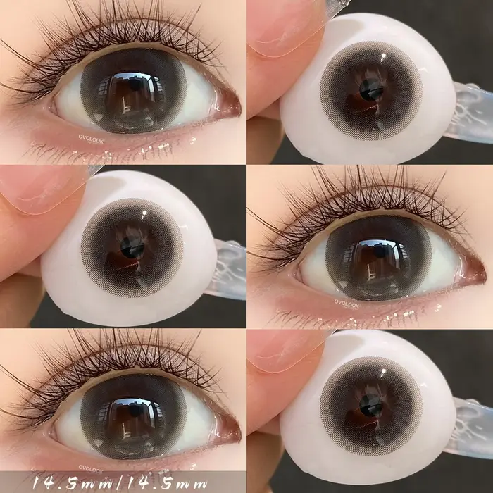 OVOLOOK - 2 paires de lentilles de couleur pour les yeux