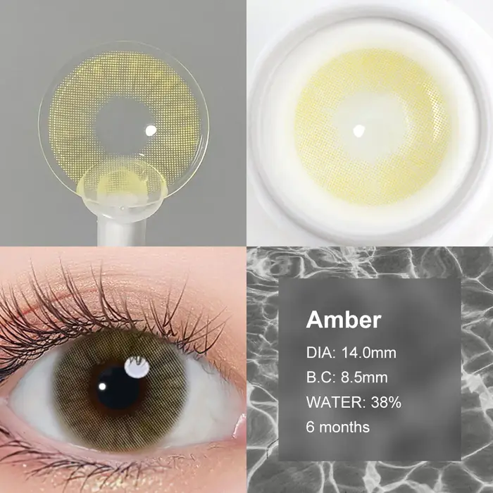 Super ! (0.00~-8.00) MAGISTER 14.0mm Lentilles de contact colorées naturelles Queen avec dioptries