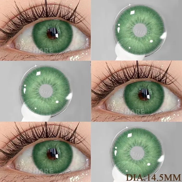 AMARA 1 paire de lentilles de Contact colorées marron