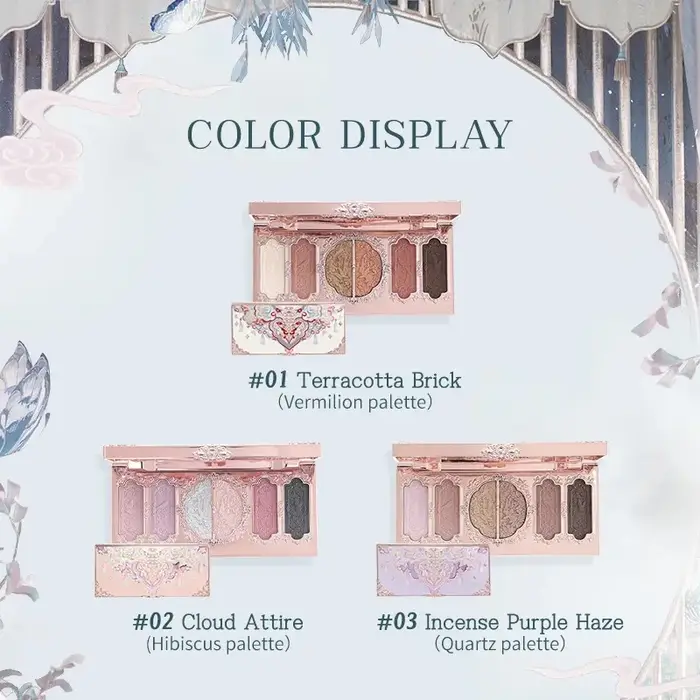 Flower Knows – Palette de fards à paupières 6 couleurs en relief