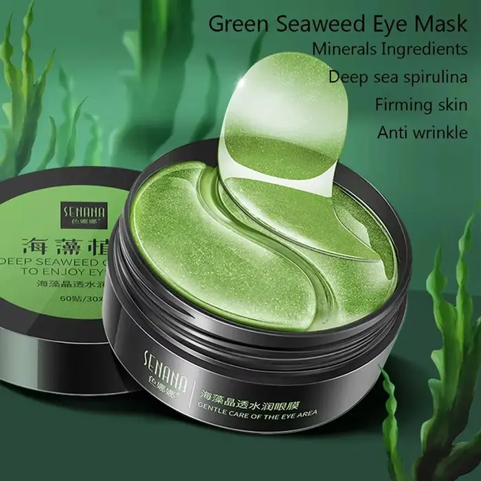 Masque pour les yeux réparateur à l'acide hyaluronique doré