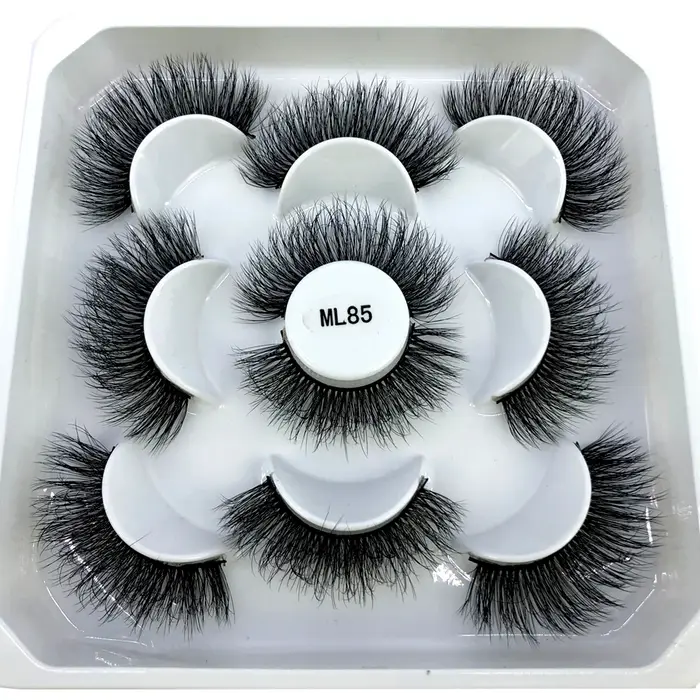 Nouveau 5 paires 8-25mm naturel 3D faux cils