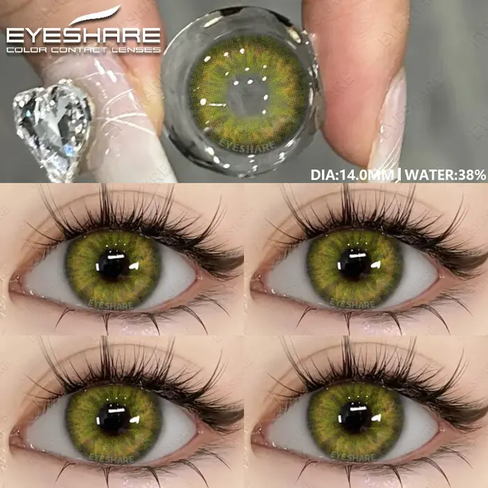 EYESHARE 1 paire de lentilles pour les yeux naturelles lentilles de Contact de couleur pour les yeux