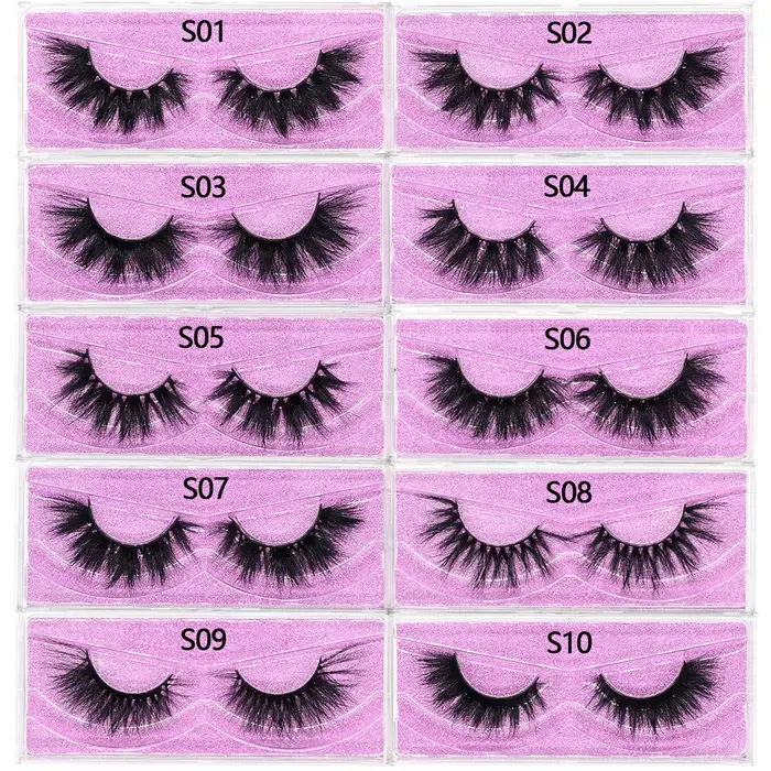 FOXESJI-Faux cils de vison 3D, extension de cils doux, ensemble de maquillage, contaminants croisés,