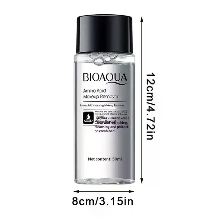 Démaquillant Bioaqua 50ML – Liquide Nettoyant Visage Facile à Utiliser