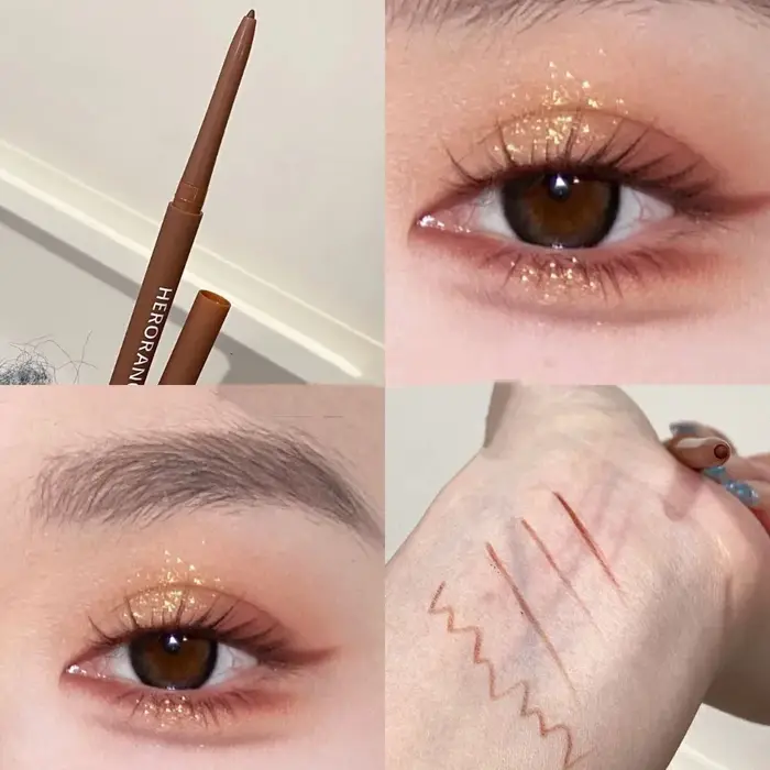 Crayon Eyeliner Gel Ultra-fin noir marron sous les yeux