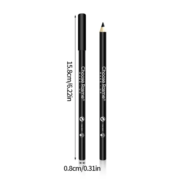 Crayon Eyeliner noir 12 pièces
