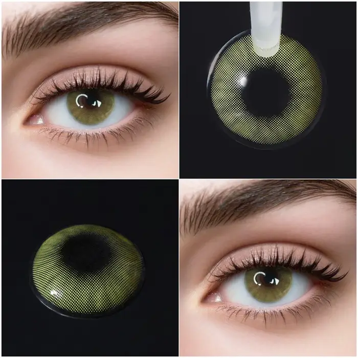 VISUASHOW Lentilles de contact couleur gris aurore