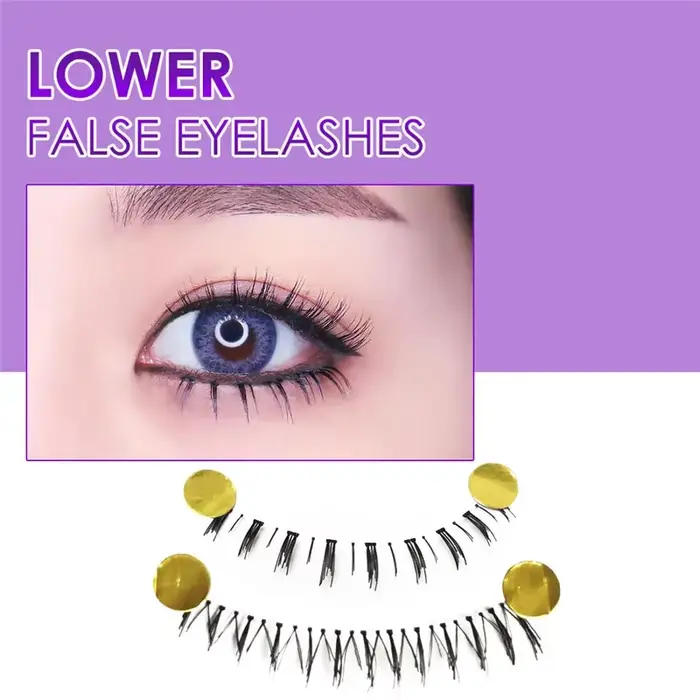 Lot de 10 paires de cils inférieurs