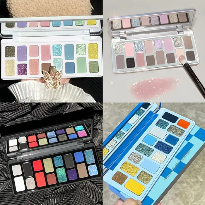 Palette de maquillage d'ombre à paupières 16 couleurs