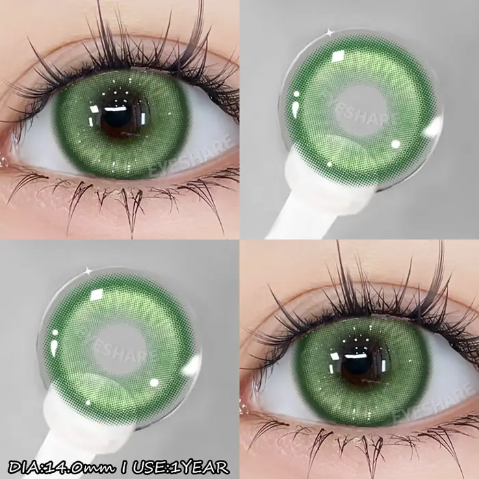 EYESHARE 1 paire couleur Cosplay rose lentilles de Contact