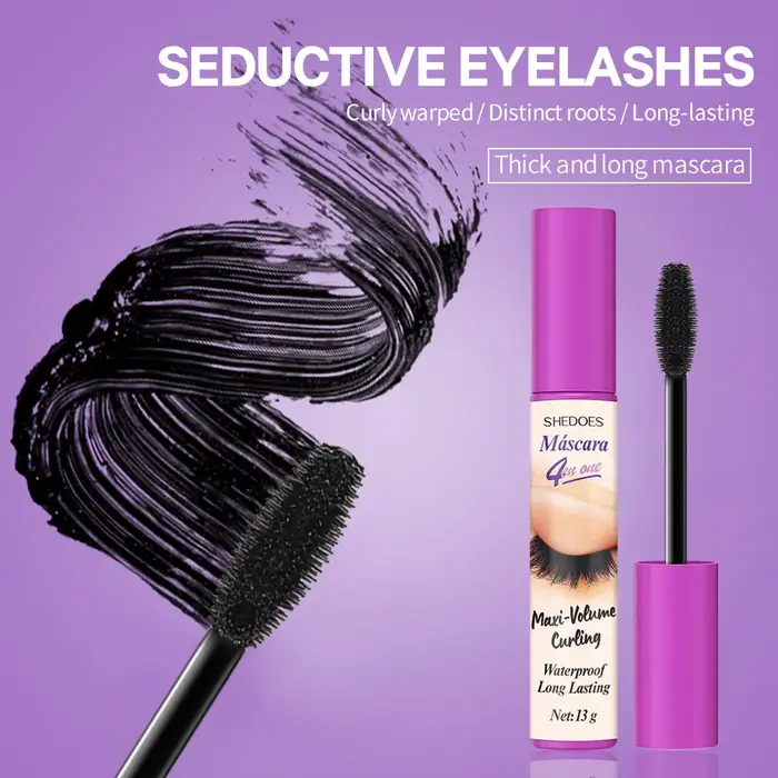 Mascara imperméable 5D pour cils longs et soyeux, extension de cils noirs, maquillage beauté des yeux, cosmétique coréenne