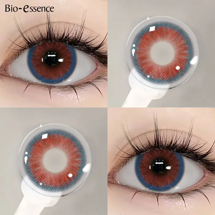 Bio-essence 1 paire de lentilles de Contact Sharingan pour les yeux