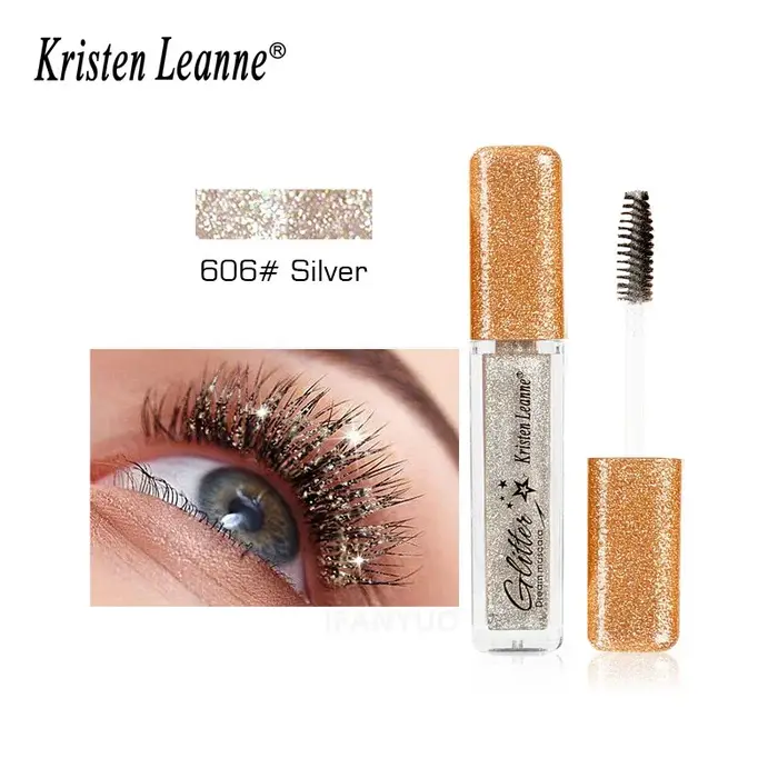 Mascara à paillettes, 7 couleurs