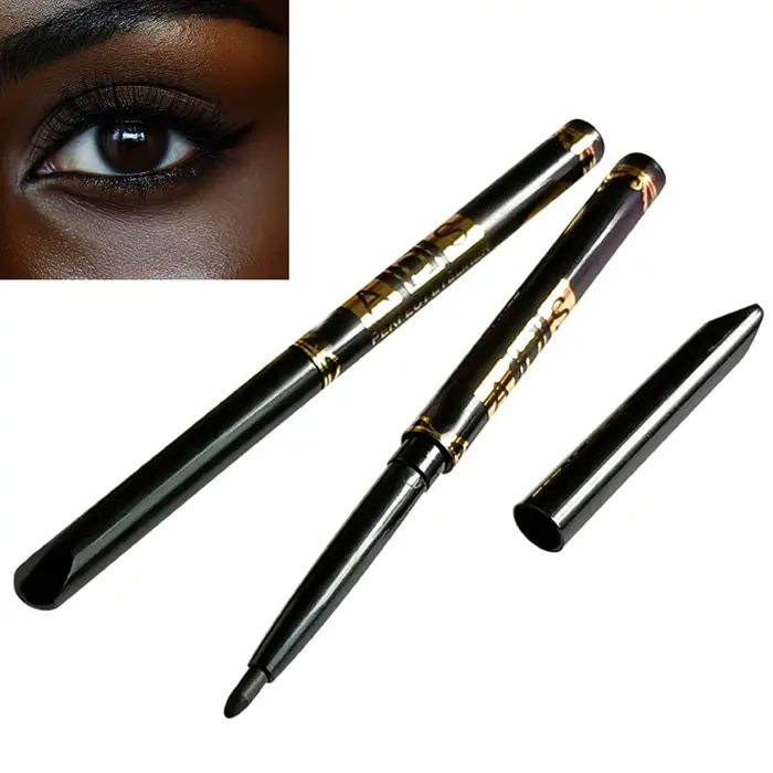Crayons Eyeliner imperméables noirs et bruns