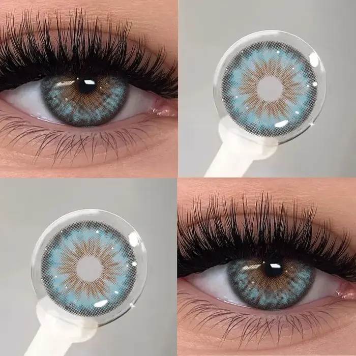 KSSEYE 1 paire de lentilles de Contact de couleur naturelle Cleopatra série 2.0 pour les yeux