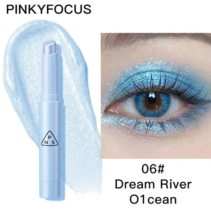 Pinkyfocus – bâton de fard à paupières à paillettes