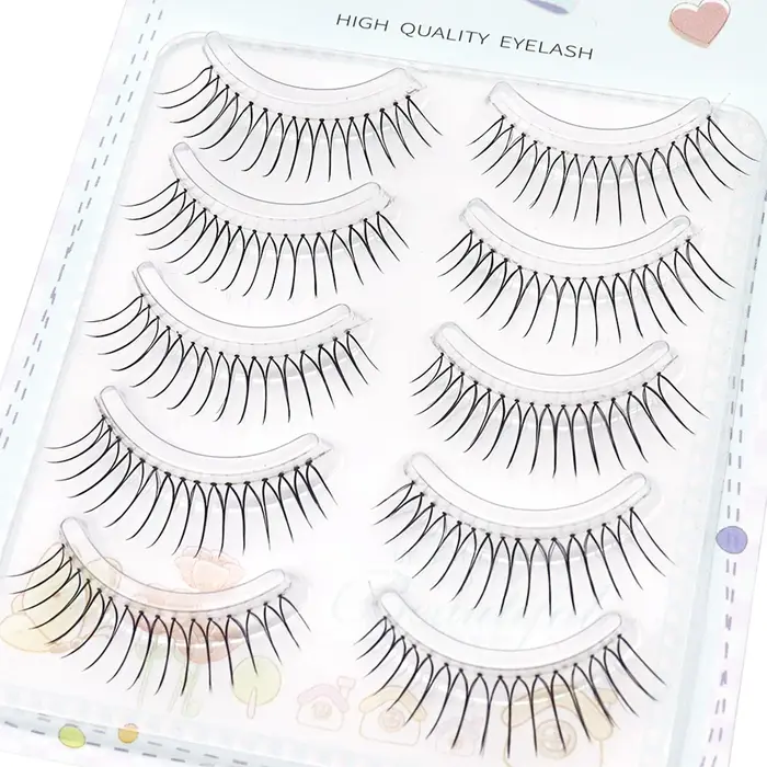 Faux cils coréens en forme de U Ins Zhang Yuanying