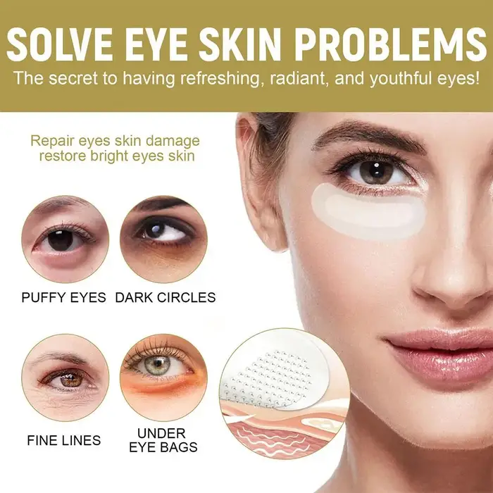 Patchs pour les yeux à micro-aiguilles à l'acide hyaluronique 0