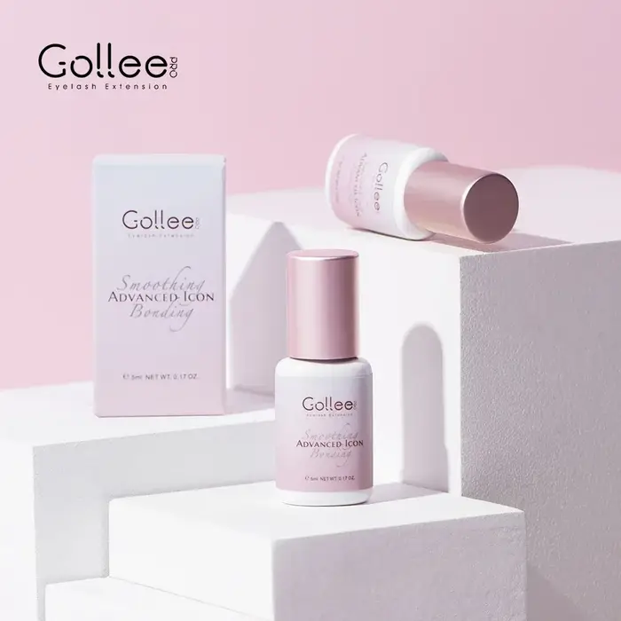 Gollee 10/12 pièces colle à cils gelée poudre colle 5ml Extension de cils Supplie outils de maquilla