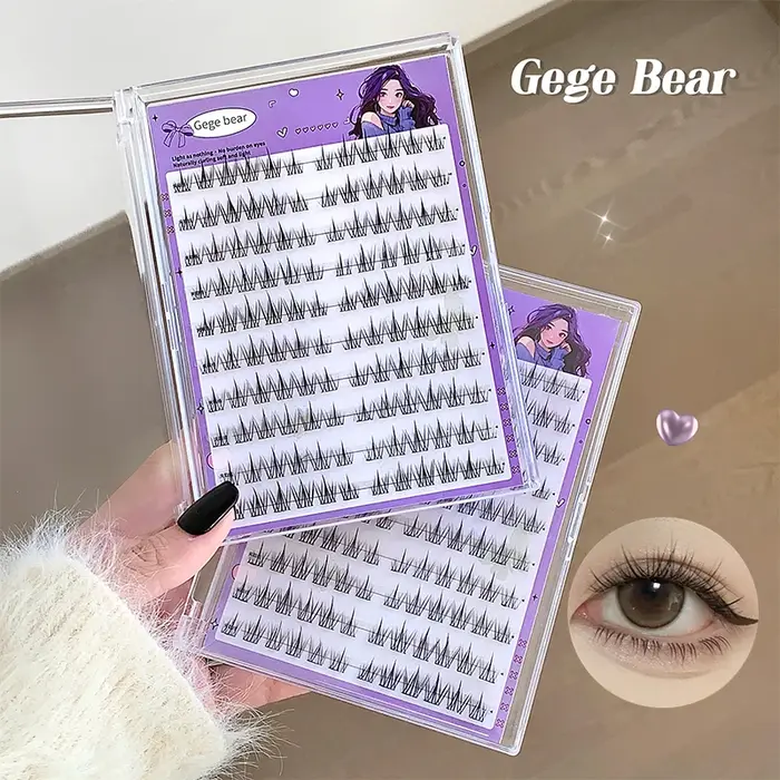 Faux cils Gege "Bear Non Glue": Sunflower