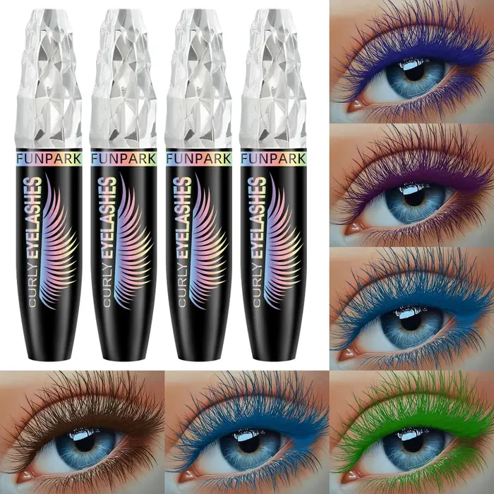Mascara 5D 9 couleurs avec grands yeux