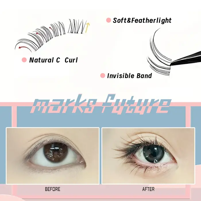 Marks Future 80 pièces de cils individuels