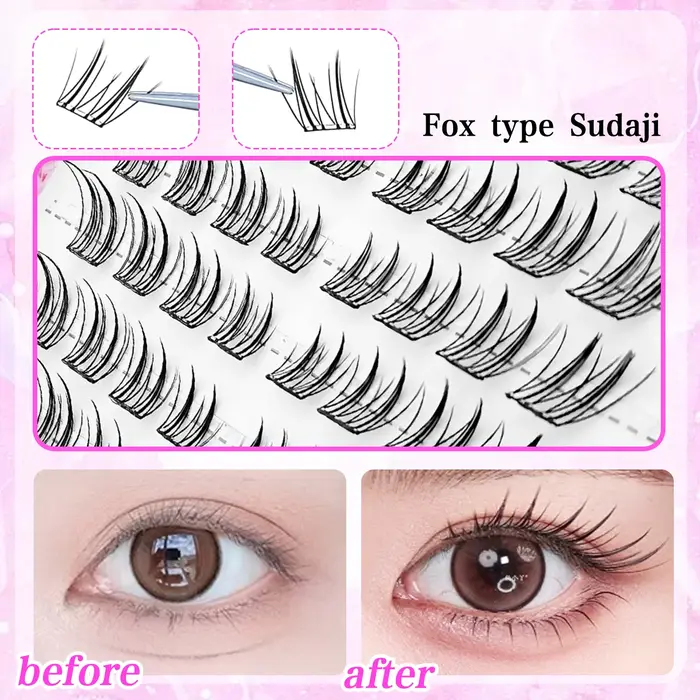 Faux cils Fox Eye sans colle
