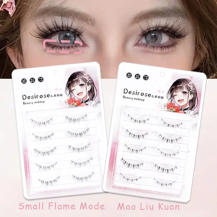 5 paires de cils Manga