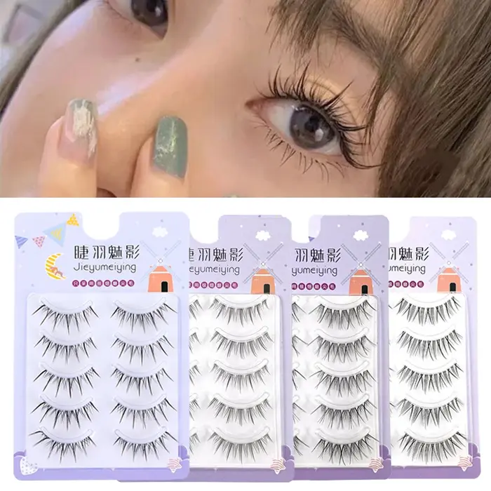 Extension de faux cils en vison naturel croisé