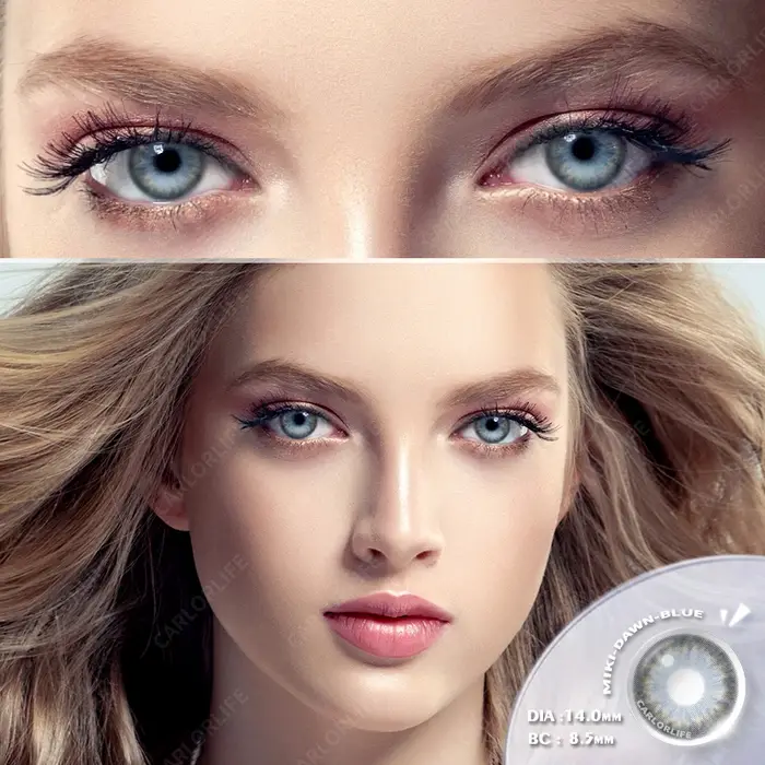 EYESHARE 1 paire de lentilles de contact de couleur pour les yeux cosmétiques