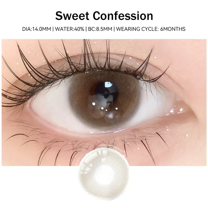 1Pair lentilles de Contact à motif spécial pour les yeux couleur beauté élèves Cosplay