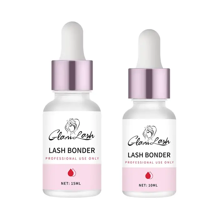 GLAMLASH 10 ml/15 ml Super Bonder agent de fixation pour Extensions de cils apprêt pour cils colle a