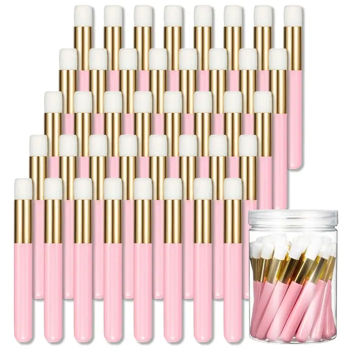 40 brosses noires pour extensions de cils, brosses de nettoyage pour cils, brosses pour éliminer les