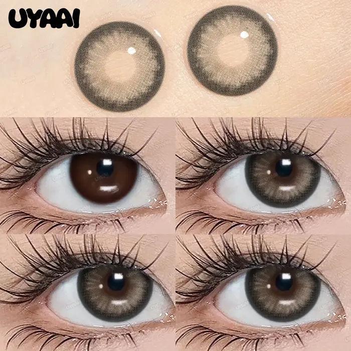 Lentilles de contact UYAAI : Pupilles colorées naturelles pour les yeux