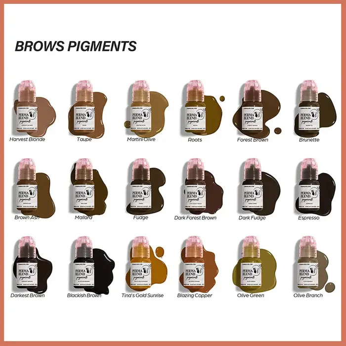 Pigments de maquillage permanents de qualité supérieure