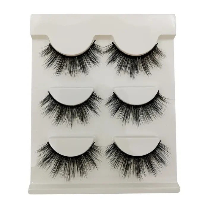 YSDO 3/5 paires 3D vison cils cheveux naturels faux cils longs 100% dramatique maquillage des yeux f