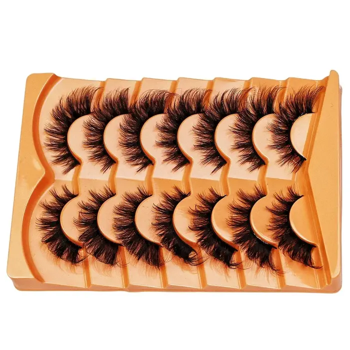 Faux cils longs et moelleux pour l'allongement et l'amélioration des yeux