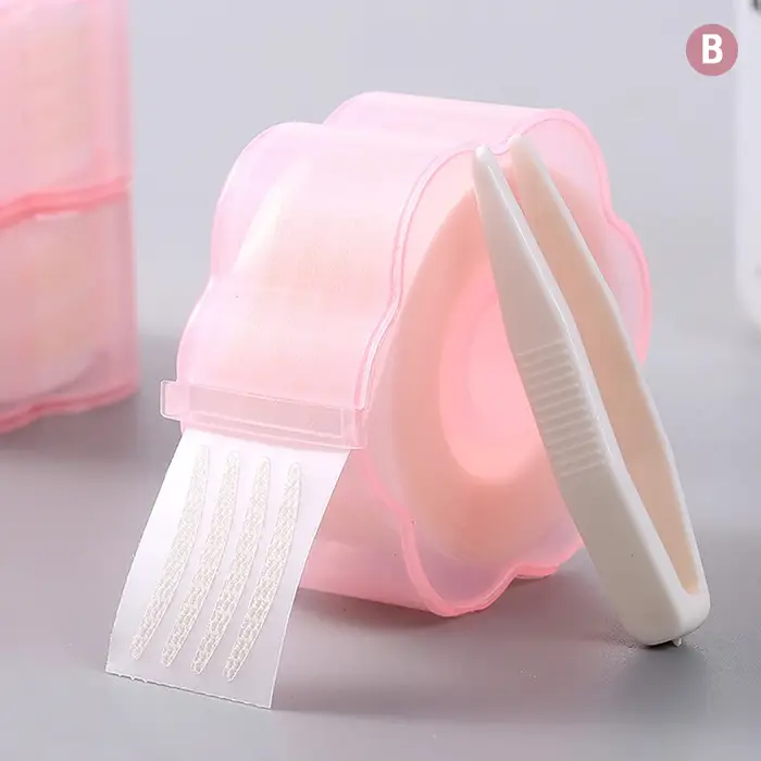 【SSummer10】360 pièces de bandes adhésives transparentes gris beige pour paupières - Autocollants inv