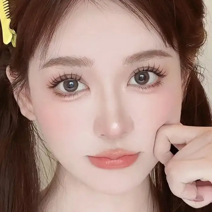 Avec bandes de colle gelée tournesol faux cils sans