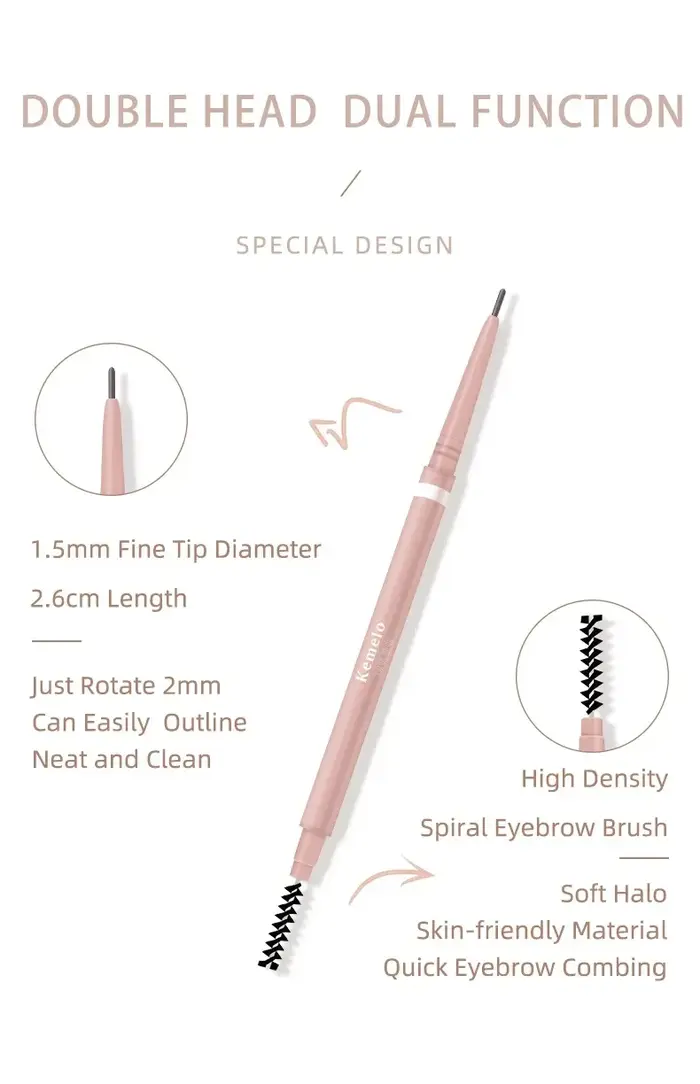 Crayon à sourcils Ultra fin à Double extrémité