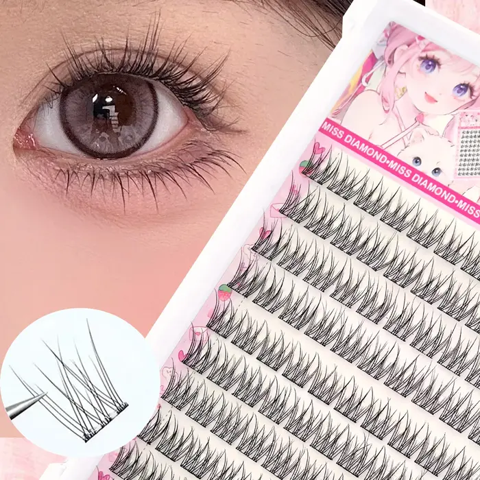Ensemble de faux cils faciles à coller